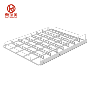 Aanpasbare draadrekken met scheidingswanden voor supermarkt-gondola's - Product Image 1