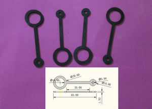 Segel terkait karet hitam Industri-gasket presisi dirancang untuk aplikasi penyegelan mekanis - Product Image 3