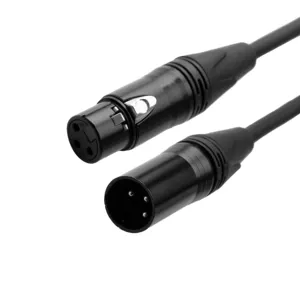 Microphone Audio professionnel de haute qualité 3 broches XLR mâle et femelle connecteur adaptateur serpent câbles fil