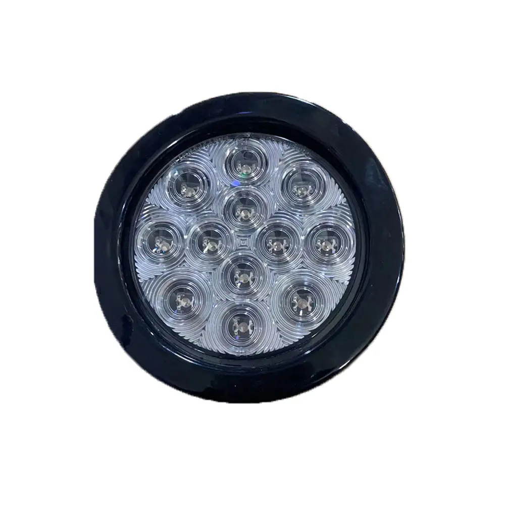 Luci di Stop posteriori a coda tonda da 12 LED rosse da 4 "pollici 12V per rimorchio per camion