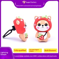 Désodorisant de voiture personnalisé en PVC, figurine animale de dessin animé, accessoire de parfum pour grille d'aération, aromathérapie en forme de personnage