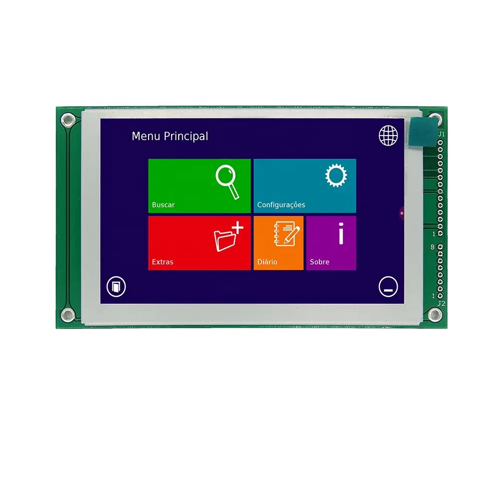 5 Zoll 480x272 Farb-LCD-Display SPI-Schnitts telle TC76680 Treiber optional Touch-TFT-Modul