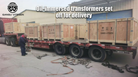 Transformateur de distribution d'énergie S20-M 10kV 0.4kV 400kVA 630kVA 1000kVA à trois phases immergé dans l'huile, à noyaux laminés, à faible perte et à économie d'énergie