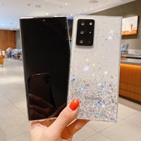 Funda de teléfono con purpurina para Samsung Galaxy, S10, S20, S21, S22 Plus, Ultra Note 8, 9, 10 Lite Pro Plus, superventas