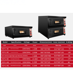 Four <span class=keywords><strong>à</strong></span> <span class=keywords><strong>pizza</strong></span> électrique de qualité commerciale pour cuire des pizzas de style napolitain parfaites et plus encore - Product Image 3