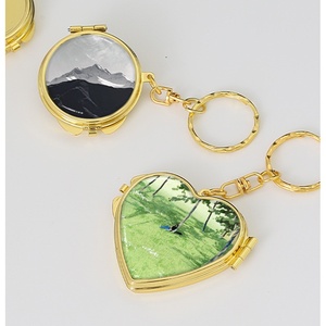 Маленькое круглое зеркало в форме сердца - Product Image 5