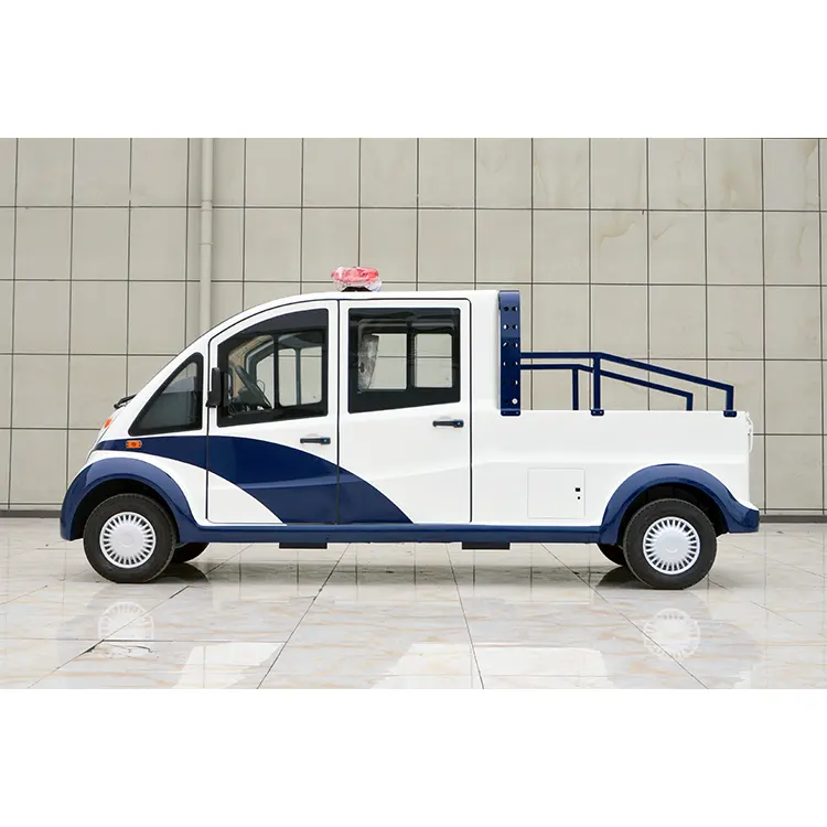 Neues Design Batterie Elektro fahrzeuge Fabrik Lieferant Günstige Custom ized 4-Sitzer Patrol Car