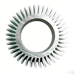 Custom Extruded Aluminum Sunflower Heat Sink Round Radial Fin Heatsink for <b>LED</b> <b>Lighting</b> & Industrial Cooling - Product Image 4