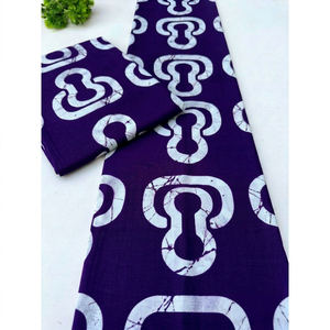 Tela Ligera de Sarga 100% Algodón con Estampado Africano Ghana para Ropa, Bolsos, Manualidades, Uso Exterior y Producción Textil Batik - Product Image 1