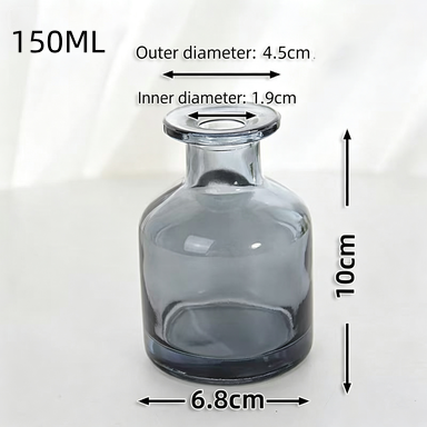 Flacon gris givré 150 ml, 56 unités/carton