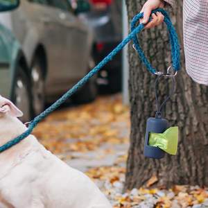 Huamaohengchun - Dispensador de Bolsas para Excrementos de Perro, Ligero, Portátil, de Nailon, Ecológico, Biodegradable, de Plástico - Product Image 6