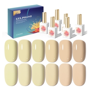 AILANUO Invierno Venta caliente 6 colores Gel Nail Polish Set Soporte OEM Caja única personalizada y diseño con servicio de muestra gratis - Product Image 1