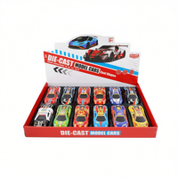 Voitures miniatures en métal moulé sous pression, lot de 12, échelle 1:64, à rétrofriction, pour enfants de 3 ans et plus, collection de formes originales, MAZZEO GIOCATTOLI