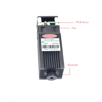 Module laser à lumière bleue 450 nm 5 W, tête de gravure laser