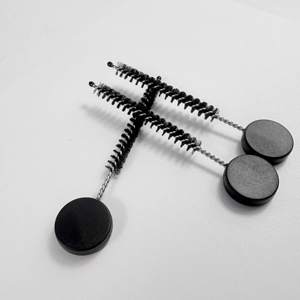 Juego de cepillos de <span class=keywords><strong>limpieza</strong></span> de pajitas de nailon TDF con mango negro, limpiador de tubos estrechos reutilizable para boquillas de botellas de agua y vasos de bebé - Product Image 6