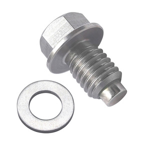Jiaxing Auto Parts M10*1.5 Stainless Steel Oil Drain <b>Plug</b> Magnetic Transmission Sump Bolt 20mm Length 16.5mm Diameter - Product Image 4