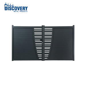 Gris <span class=keywords><strong>anthracite</strong></span> <span class=keywords><strong>portillon</strong></span> clôture de aluminium - Product Image 5