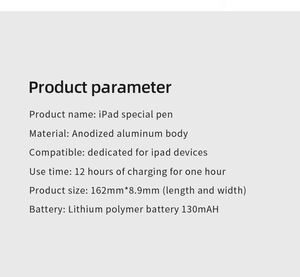 Lápiz Óptico Activo de Aluminio RUIDIAN con Atracción Magnética y Punta Reemplazable para iPad (Modelo WK03) - Product Image 6