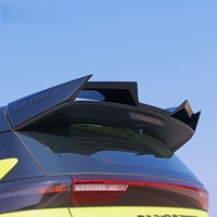 Aileron arrière en fibre de carbone noire en matériau ABS nouvellement amélioré, aile arrière, adapté aux accessoires BYD Seagull
