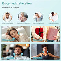 Chaleur à la lumière rouge avec logo personnalisé, oreiller de massage du cou et des épaules, massage par pétrissage, relaxation musculaire des tissus profonds, massage du cou
