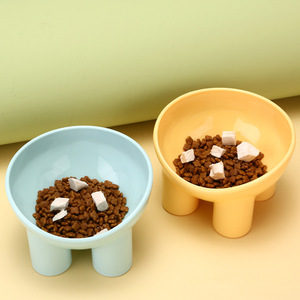 Cute <b>Cat</b> Bowl Elevated Rounded Shape Tall Legs For <b>Cat</b> Feeding Support - Product Image 3