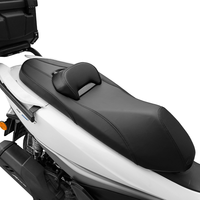 Siège de moto en cuir noir imperméable, coussin de siège de scooter, siège arrière de moto pour UFR150, scan 3D
