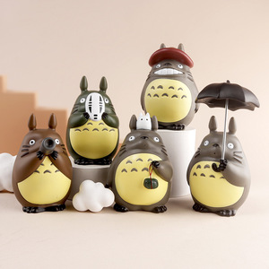 Figura Decorativa de Fantasma y Animal Estilo Anime, Adorno para el Tablero del Auto, Miniatura de Paisaje, Muñeco Misterioso - Product Image 1