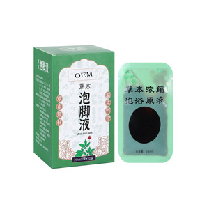 Líquido para baño de pies Oem Herb, 20 ml x 10 bolsas, para el cuidado de los pies, hidratante, antipicazón y desodorante - Product Image 1