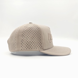 Athlete 5 Panel Solid Waterproof Golf <b>Cap</b> Custom Embroidery Logo Low MOQ OEM Engineered Ventilation <b>Quick</b> <b>Dry</b> Technical Apparel - Product Image 5