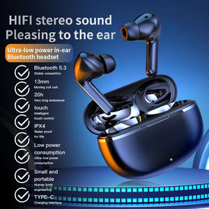 Không khí 7 TWS không dây Earbuds chơi game không thấm nước tai nghe in-ear Headphone LED pin - Product Image 2