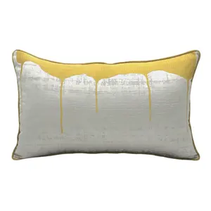 Housse de coussin décorative, taie d'oreiller, Jacquard, de luxe, personnalisée, vente en gros,