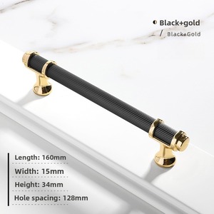 ZERUN kenop pintu garis kabinet lemari pakaian kamar tidur lemari dapur pegangan berbentuk T aluminium Aloi gaya sederhana Modern - Product Image 4