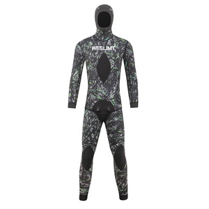 Nouvelle combinaison de plongée en néoprène 3MM pour homme, <span class=keywords><strong>ensemble</strong></span> thermique à capuche en deux pièces pour la plongée libre, le surf et la natation - Product Image 6