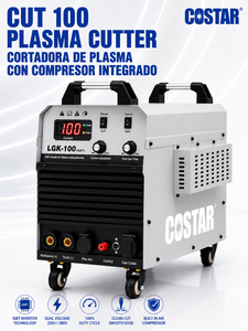Máquina de corte y soldadura de doble voltaje 220/380v 100A con compresor de aire incorporado, cortadora de plasma para acero y aluminio - Product Image 1