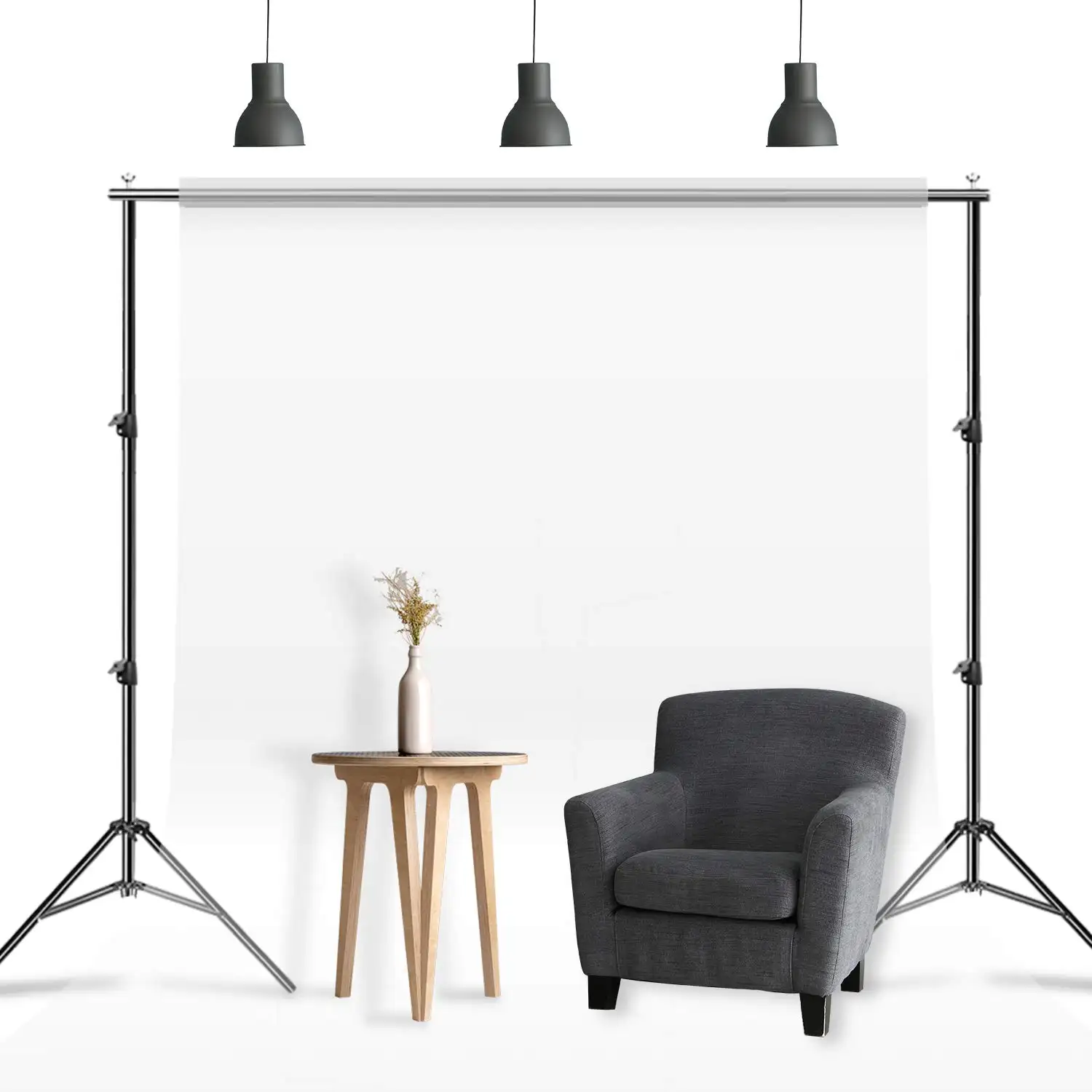 Heavy Duty Fotostudio Achtergrond Stand Achtergrond Ondersteuning Stand Fotografie Voor Bruiloft En Foto