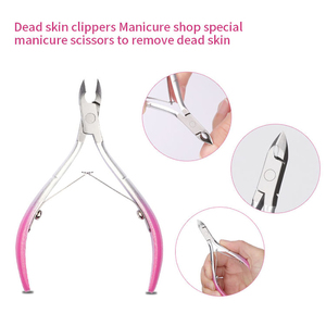 Ensemble de manucure et pédicure en acier inoxydable, pince à cuticules multifonction pour doigts et orteils, kit professionnel personnalisable - Product Image 3