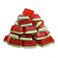 Bonbons Gélifiés Pastèque en Gros d'Usine OEM – Sac en Vrac, Bonbons Mous Saveur Sucrée, Formes de Dessins Animés Colorées