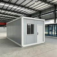 Bâtiment modulaire préfabriqué en conteneurs mobiles, maison en conteneurs détachable pour studio, bureau, logement
