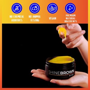 Crema de Playa Blackcream, Crema de Masaje, Color Bronceado, Protector Solar 100% Natural a Base de Hierbas, Vitamina C para Reparación de Quemaduras Solares - Product Image 6