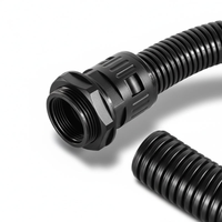 Passe-câble électrique en plastique FYX, connecteur rapide pour conduit flexible et conduit ondulé