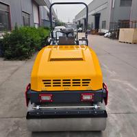 Compacteur routier mini à double tambour vibrant de 2,5 tonnes, neuf, fourni directement par l'usine, pour la construction routière et le compactage d'asphalte
