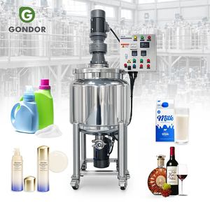 Cosmetic Body Butter 1000 Liter 30l 500-Liter Hot Sale Stainless Steel Homogenizer Mixer Machine Mixing Tank - Product Image 1