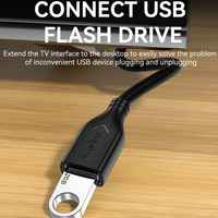 Cable de Extensión USB 3.0 VegGieg de 5 Gbps de Alta Velocidad, Macho a Hembra, Cable Extensor USB con Cable de Cobre Puro para Laptop, Memoria USB, Cámara