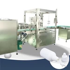 Full Automatic Bottle Filling Line For Acid Alkali Chemical Filling Capping Labeling Machine