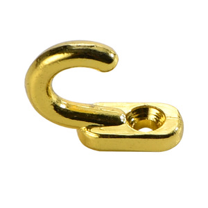 Gancho de pared Platinum Link de un solo orificio, de aleación de zinc fundido a presión, para montaje en cajones y puertas. - Product Image 5