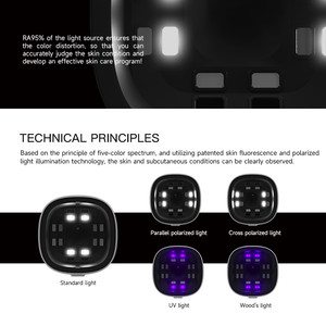 Factory Wholesale AI Intelligent Skin <strong>Analysis</strong> 8 Spectrum Digital Analyzer Face <strong>Analysis</strong> Machine Facial Scanner Analyzer - Product Image 3