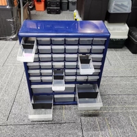 Boîte de rangement pour petites pièces Armoire à 42 tiroirs en bleu pour écrous et outils OEM/ODM pris en charge