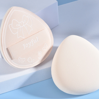 Éponge de maquillage circulaire super douce personnalisée avec logo, pour application sèche et humide, type coussin d'air, pour le visage (vente en gros)