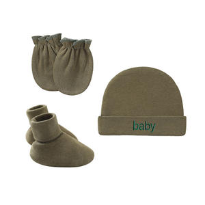 Ensemble de chaussures en tricot pour bébé, livraison gratuite, de bonne qualité, en coton pur, <span class=keywords><strong>Bonnet</strong></span> chaud pour l'hiver, pour nourrissons et tout-petits, collection - Product Image 4
