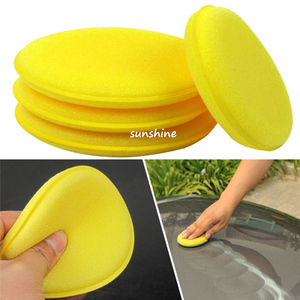 Éponge en mousse haute densité, tampon applicateur de détail automatique, idéal <span class=keywords><strong>pour</strong></span> le cirage et le polissage de la voiture, outil de nettoyage rond <span class=keywords><strong>noir</strong></span> - Product Image 6